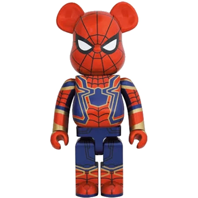 Bearbrick 400% Spiderman Avengers Marvel - 28cm
