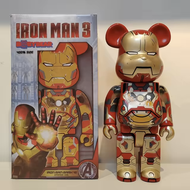 Bearbrick 400% Iron man 3 - 28cm