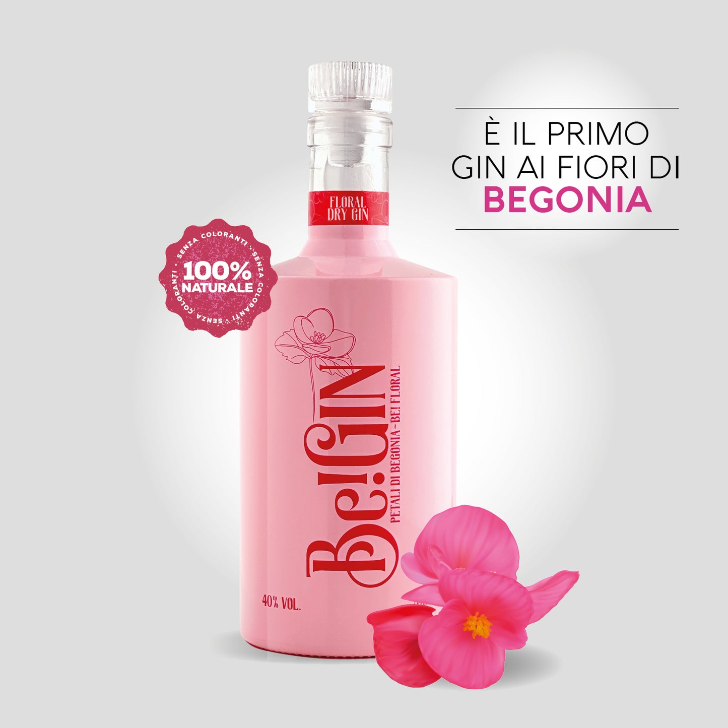Be!Gin Floral Dry Gin – 700 ml