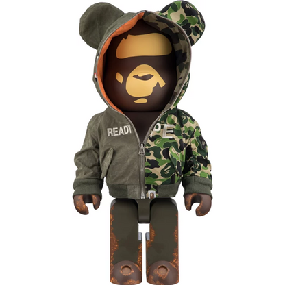 Bearbrick 1000% BAPE e READYMADE Bearbrick - 70cm