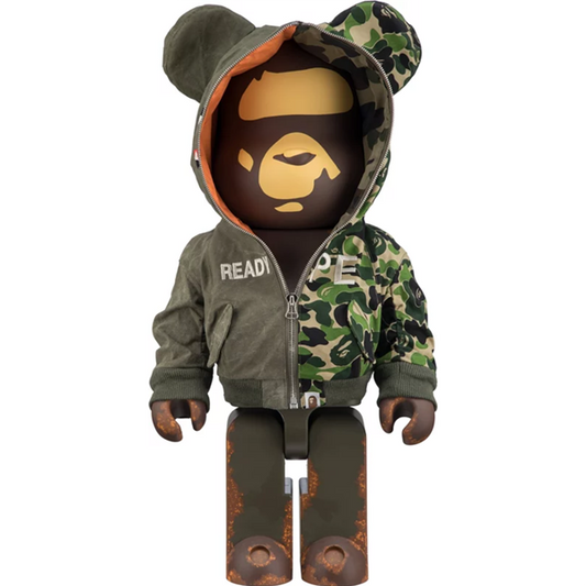 Bearbrick 1000% BAPE e READYMADE Bearbrick - 70cm