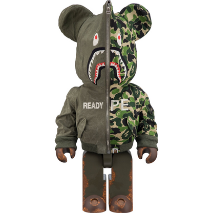 Bearbrick 1000% BAPE e READYMADE Bearbrick - 70cm