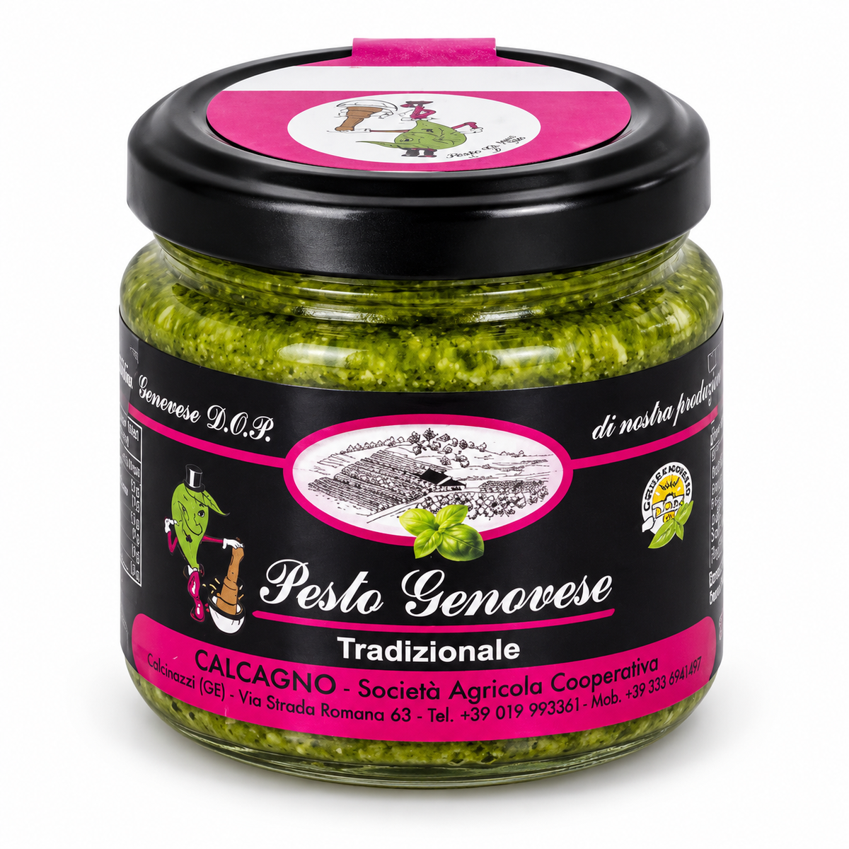 Pesto Genovese Fresco con Basilico Genovese D.O.P. – Calcagno