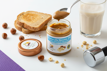 Crema nocciola senza zucchero per sportivi e dieta keto