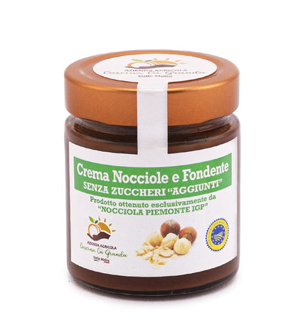Crema nocciole e fondente senza zuccheri aggiunti, inclusa nella Gran Box