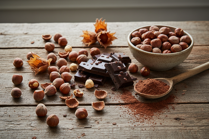 Nocciole Piemonte IGP tostate e cioccolato fondente