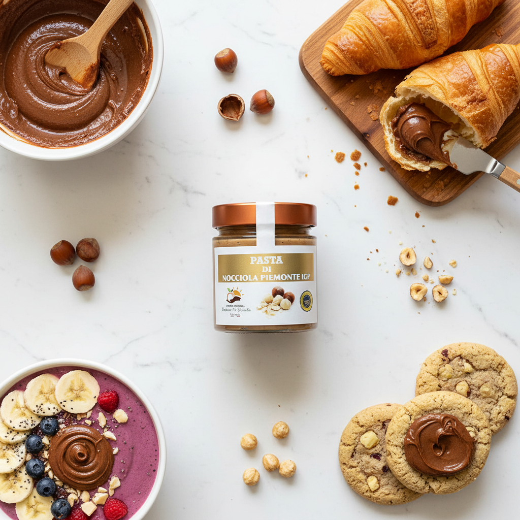 Utilizzi della pasta di nocciole in cucina