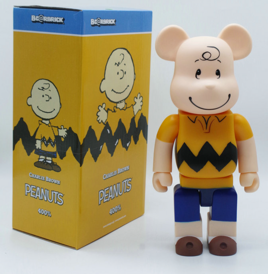 Bearbrick 400% Charlie Brown - 28cm